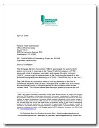 Re: Can-Spam Act Rulemaking, Project No.... by Pfotenhauer, Kurt