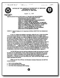 Interim Guidance for the Department of D... by Department of Defense