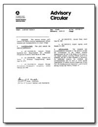 Advisory Circular by Department of Defense
