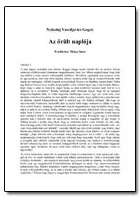 Nyikolaj Vasziljevics Gogol : Az Orult N... by Imre, Makai