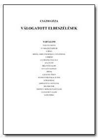 Valogatott Elbeszelesek by Csond, Fekete