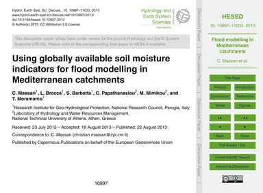 Using Globally Available Soil Moisture I... by Massari, C.