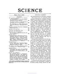 Science ; Volume 31 : No 801 : May 6 : 1... by 