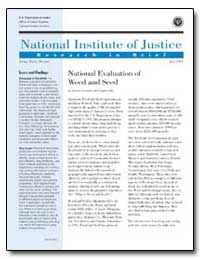 National Evaluation of Weed and Seed by Travis, Jeremy