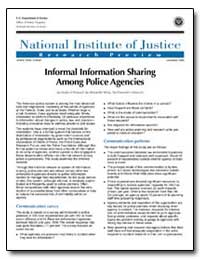 Informal Information Sharing Among Polic... by Travis, Jeremy