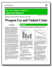 Bureau of Justice Statistics Special Rep... by Perkins, Craig A.