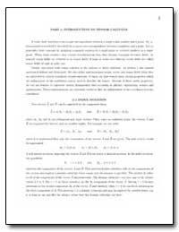 Introduction to Tensor Calculus by 