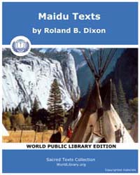 Maidu Texts, Score CA Mdut by Dixon, Roland B.