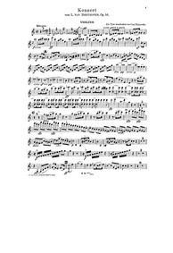 Concerto for Violin, Cello and Piano (Tr... Volume Op.56 by Beethoven, Ludwig van