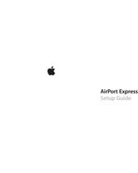 Apple Support Manuals : Airport Express ... by Apple Computer Inc.