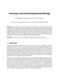Tracking in Celland Developmental Biolog... by Meijering, E.