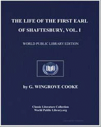 The Life of the First Earl of Shaftesbur... by 