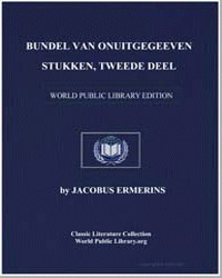 Bundel Van Onuitgegeeven Stukken : Diene... by Laurens Pieter Van De Spiegel, Jacobus Ermerins