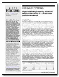 Improved Strategic Planning Needed to He... by General Accounting Office