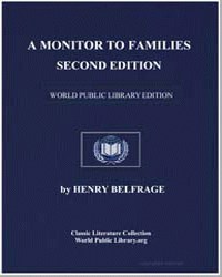 A monitor to families, or, Discourses on... by Belfrage, Henry