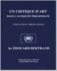 Un critique d'art dans l'antiquité, Phil... by Édouard Bertrand
