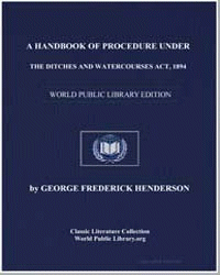 A Handbook of Procedure Under the Ditche... by Ontario. the Ditches and Watercourses Act, 1894