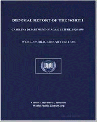 Biennial Report of the North Carolina De... Volume: 1928/1930 by North Carolina. Dept. of Agriculture