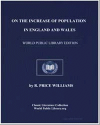 On the Increase of Population in England... Volume: no. 780 by Williams, R. Price