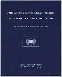 Annual Report - State Board of Health, S... Volume: 1948 by Florida. State Board of Health
