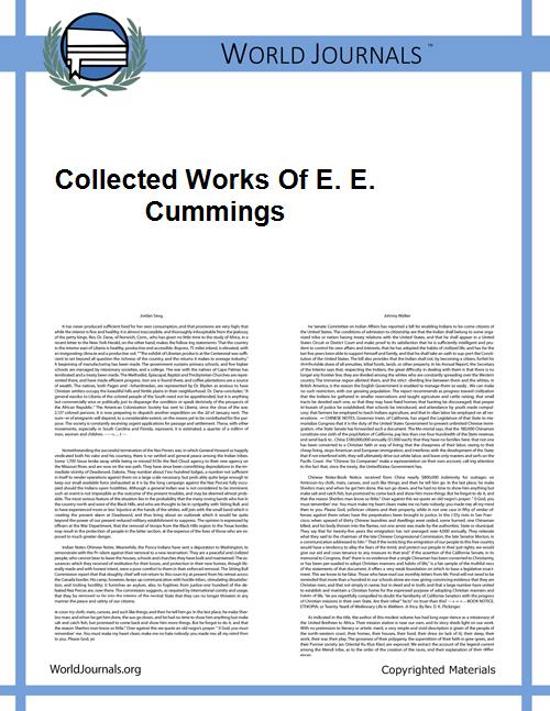 Collected Works of E. E. Cummings by Cummings, E. E.