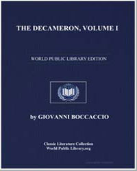 The Decameron, Volume I by Boccaccio, Giovanni